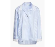Striped cotton shirt - Blue