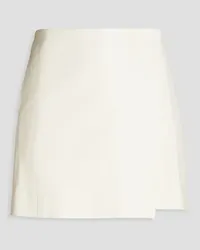 Holzweiler Erina wrap-effect faux leather mini skirt - White White