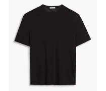 Slub cotton-jersey T-shirt - Black