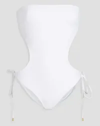 Melissa Odabash Cutout bandeau swimsuit - White White