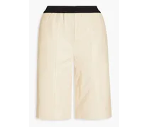 Piren leather shorts - Neutral