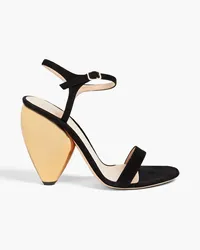 Gianvito Rossi Ball suede sandals - Black Black