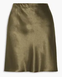 Vince Satin mini skirt - Metallic Metallic