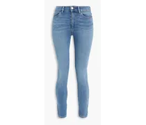 Farrow cropped mid-rise skinny jeans - Blue