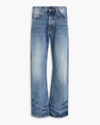 Jacquemus De-Nîmes Suno whiskered denim jeans - Blue Blue