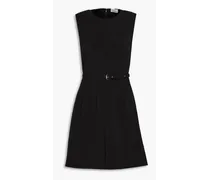 Belted cady mini dress - Black