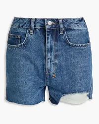 ksubi Frayed denim shorts - Blue Blue