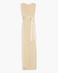 Anna Quan Cotton and hemp-blend maxi dress - Neutral Neutral