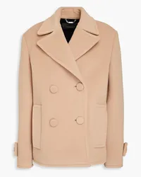 Versace Double-breasted wool-blend felt coat - Neutral Neutral