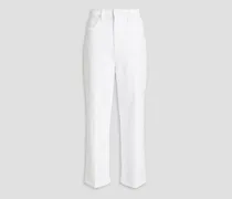 Tunnel Vision Ankle high-rise wide-leg jeans - White