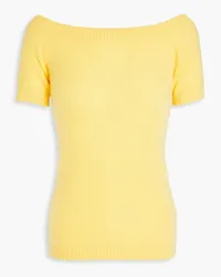 NAADAM Ribbed cashmere sweater - Yellow Yellow