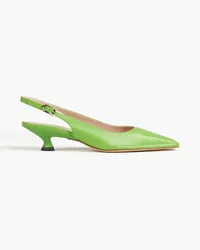 TOD'S Leather slingback pumps - Green Green