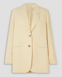 Totême Herringbone woven blazer - White White