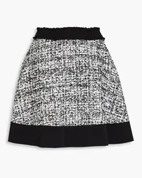 Sandro Sequin-embellished metallic tweed mini skirt - Black Black