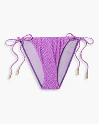 ViX Shaye printed low-rise bikini briefs - Purple Purple