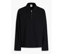 Cotton-jersey polo shirt - Black