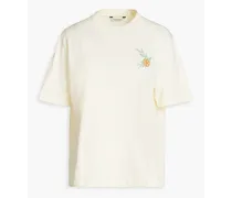 Kjerag embroidered cotton-jersey T-shirt - White