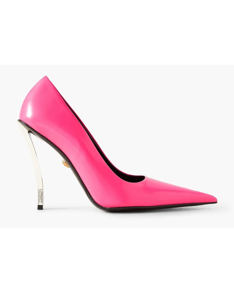 Versace Pin-Point patent-leather pumps - Pink Pink