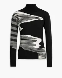 Missoni Space-dyed wool turtleneck sweater - Black Black