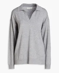 Chinti & Parker Wool and cashmere-blend polo sweater - Gray Gray