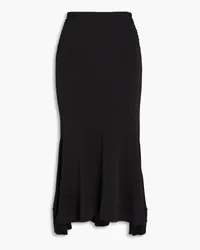 IRO Ruched jersey midi skirt - Black Black