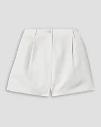 Nili Lotan Beatrice linen and silk-blend shorts - White White