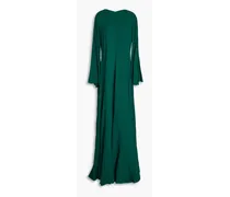 Crepe maxi dress - Green