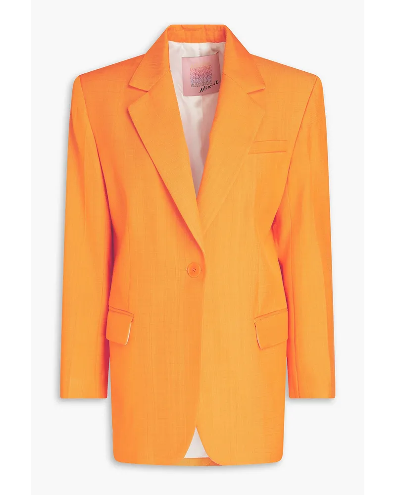 Sandro Canvas blazer - Orange Orange