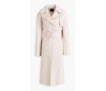 Wool and cashmere-blend felt coat - Pink