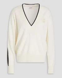 Sandro Wool and cashmere-blend sweater - White White