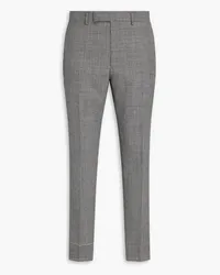 Dunhill Houndstooth wool suit pants - Black Black