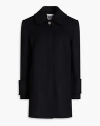 Claudie Pierlot Wool-blend felt coat - Blue Blue