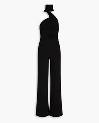 GAUGE81 Valima asymmetric stretch-jersey halterneck jumpsuit - Black Black