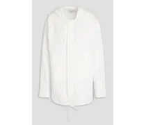 Maison Margiela Twill hooded jacket - White White