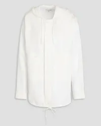 Maison Margiela Twill hooded jacket - White White