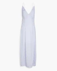 Ganni Jacquard maxi slip dress - Blue Blue