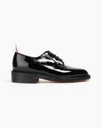 Thom Browne Patent-leather brogues - Black Black