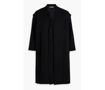 Valentino Garavani Layered wool and cashmere blend felt coat - Black Black