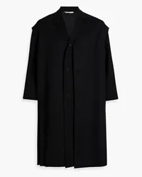 Valentino Garavani Layered wool and cashmere blend felt coat - Black Black