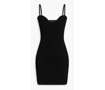 Cashmere mini dress - Black