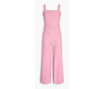 Bouclé-tweed jumpsuit - Pink