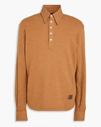 TOD'S Wool-blend polo sweater - Brown Brown