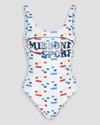 Missoni Mare printed swimsuit - White White