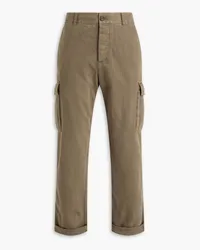 James Perse Cotton-twill cargo pants - Green Green