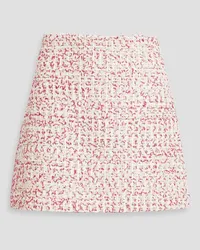 Alice + Olivia Alice Olivia - Riley sequined bouclé-tweed mini skirt - Pink Pink