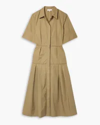 Lafayette148 Cotton midi shirt dress - Green Green