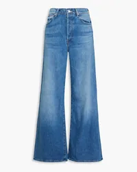 Mother The Ditcher high-rise wide-leg jeans - Blue Blue