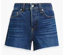 Dre frayed denim shorts - Blue