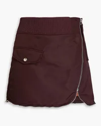 Helmut Lang Bomber shell mini skirt - Burgundy Burgundy