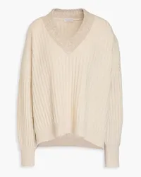 Brunello Cucinelli Ribbed cashmere sweater - Neutral Neutral